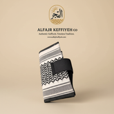 AlFajr Keffiyeh Clutch Wallet with Card Holder | Handcrafted Heritage Design