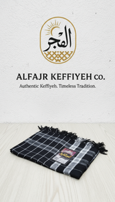 Alfajr Alfarooq King Size Shamzai Romal Keffiyeh – Pure Viscose