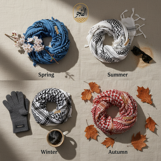 5 Ways to Style Your Keffiyeh for Every Season — AlFajr Keffiyeh Co. Pakistan