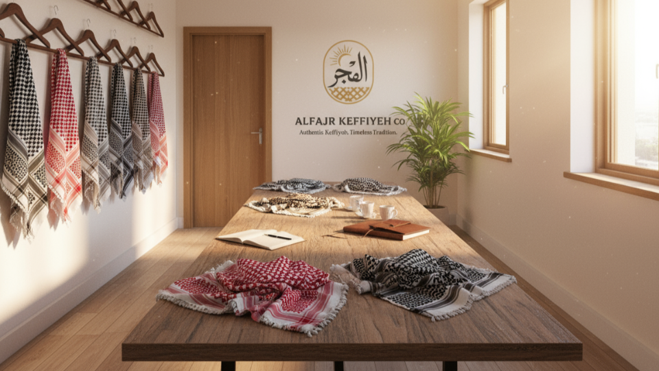 Shop Authentic Keffiyeh Online in Pakistan – Alfajr Premium Collection