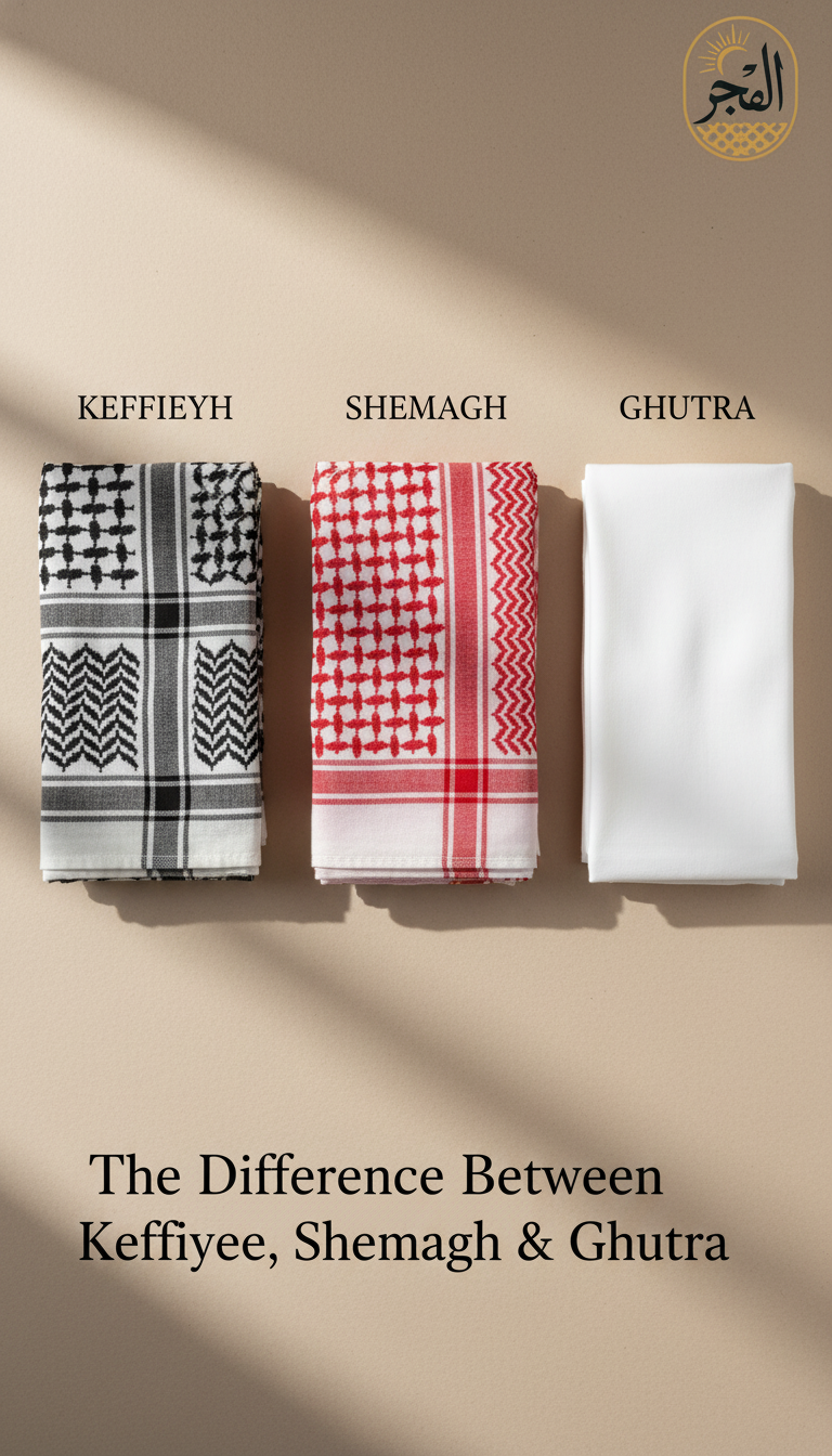 The Difference Between Keffiyeh, Shemagh & Ghutra | ALFAJR KEFFIYEH CO.