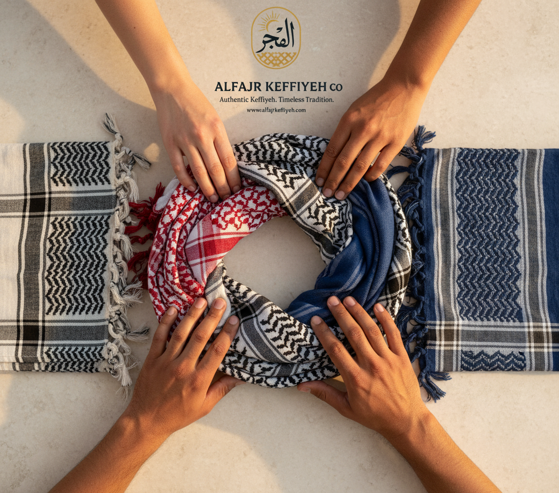 Global Solidarity Through a Piece of Cloth — AlFajr Keffiyeh Co.