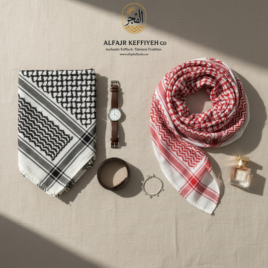 How Men and Women Wear Keffiyeh Differently — AlFajr Keffiyeh Co. Pakistan