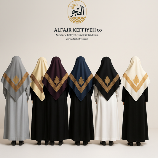 Inside the Craft: How We Weave the Kashmiri Gold Shemagh — AlFajr Keffiyeh Co.