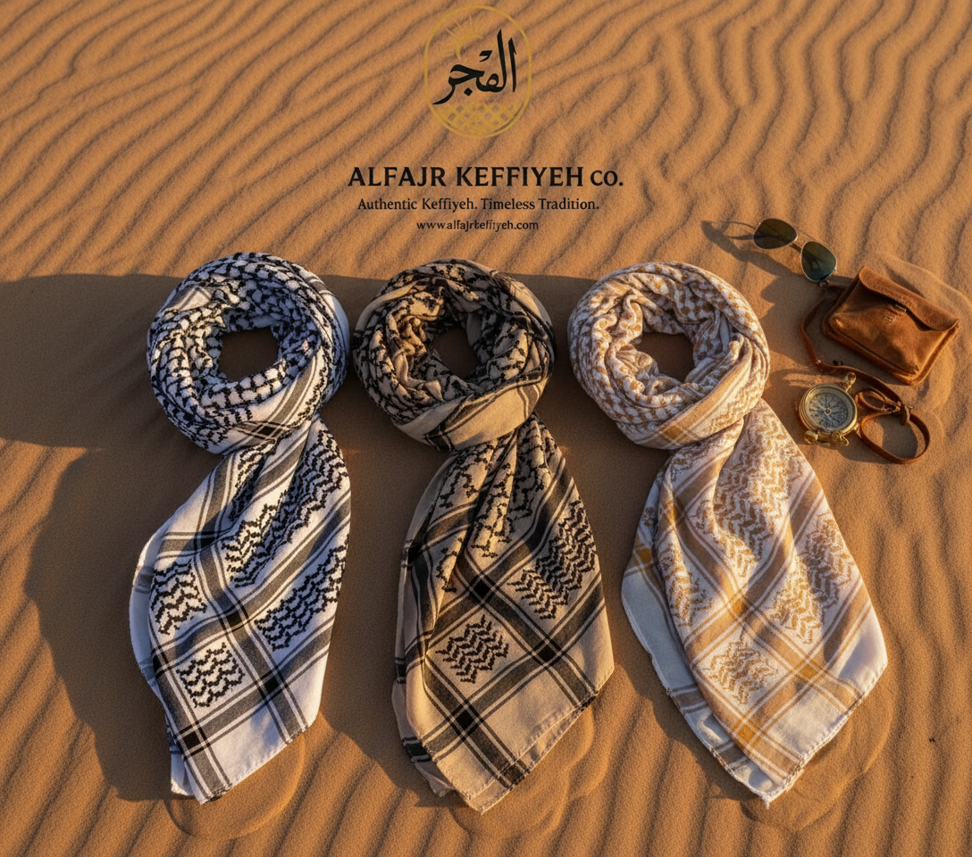 Travel Scarf Hacks — Style, Sun & Sand Tips | AlFajr Keffiyeh Co.