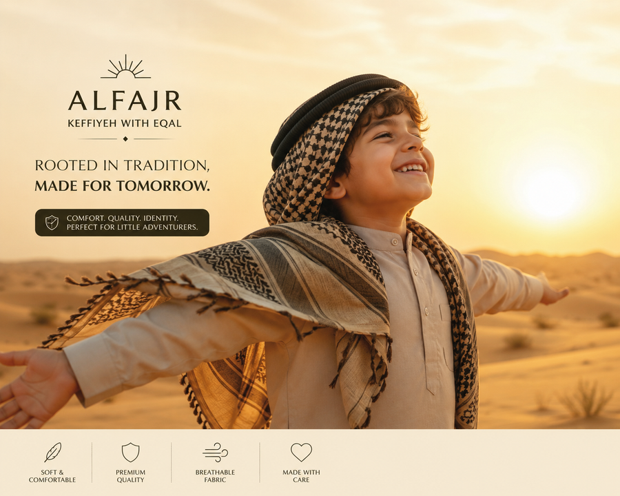 Kids Shemagh with Egal: The Hajj & Umrah Gift Moms Are Choosing for Ages 2-12