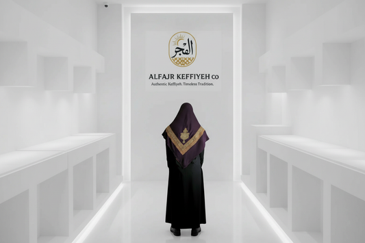 The Kashmiri Gold Shemagh: A Rare Standard of Yarn, Weave & Refinement