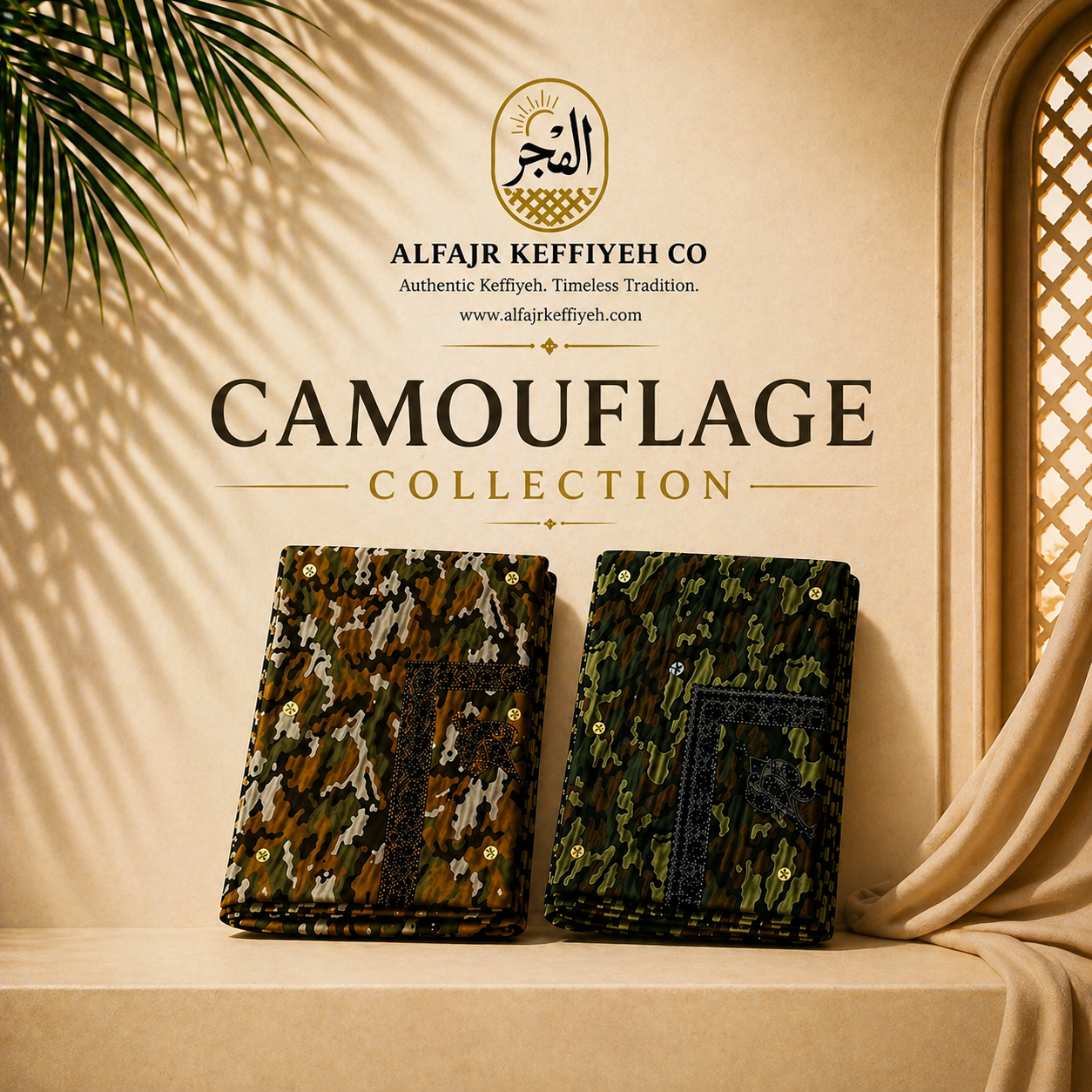 CAMOUFLAGE SCARVES