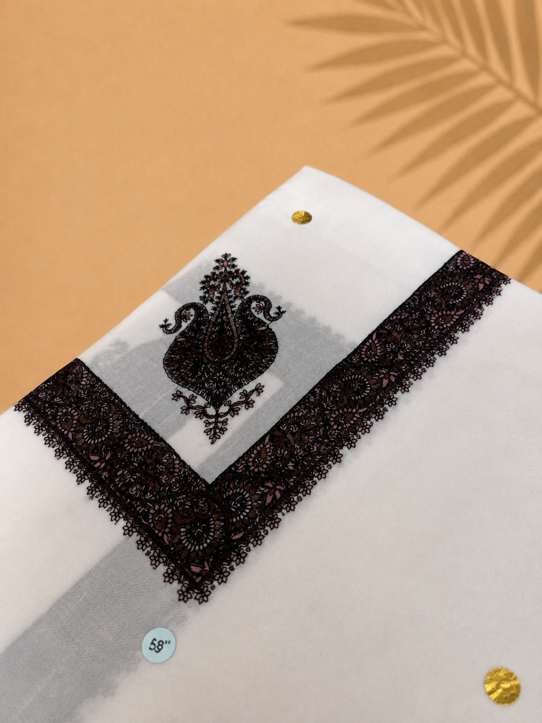 Dawn Yemeni Shemagh – Pure White | 58" King Size Premium Yemeni Shemagh