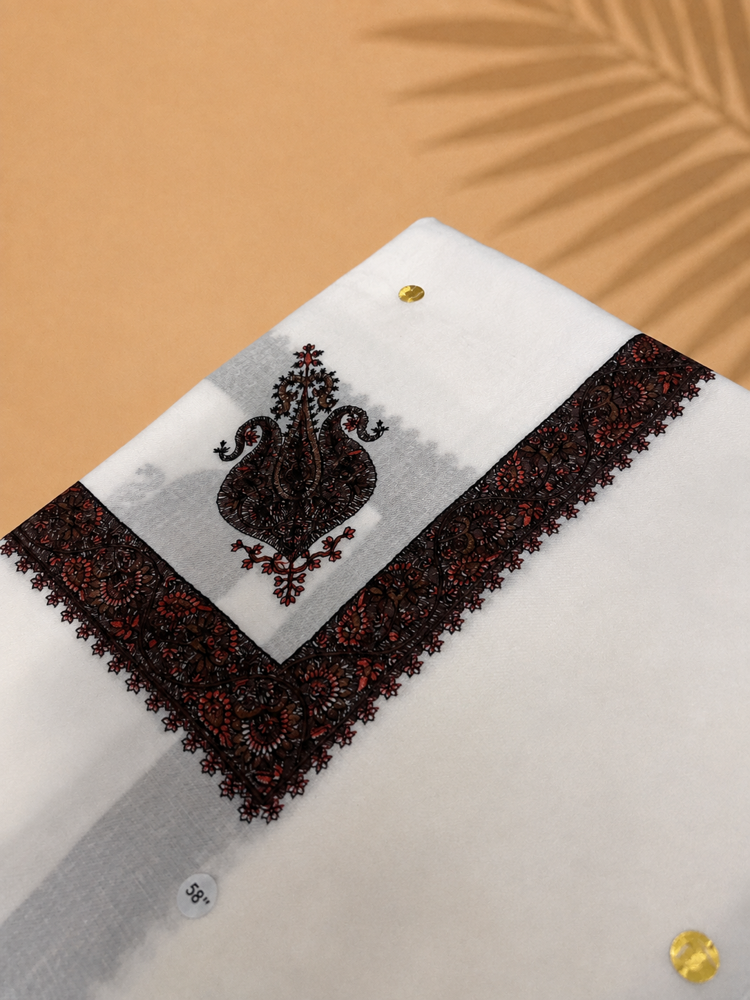Dawn Yemeni Shemagh – Pure White | 58" King Size Premium Yemeni Shemagh