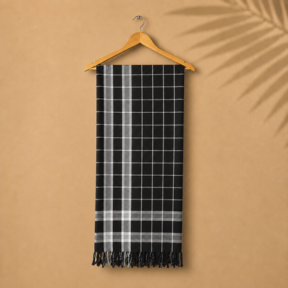 Alfajr Alfarooq King Size Shamzai Romal Keffiyeh – Pure Viscose