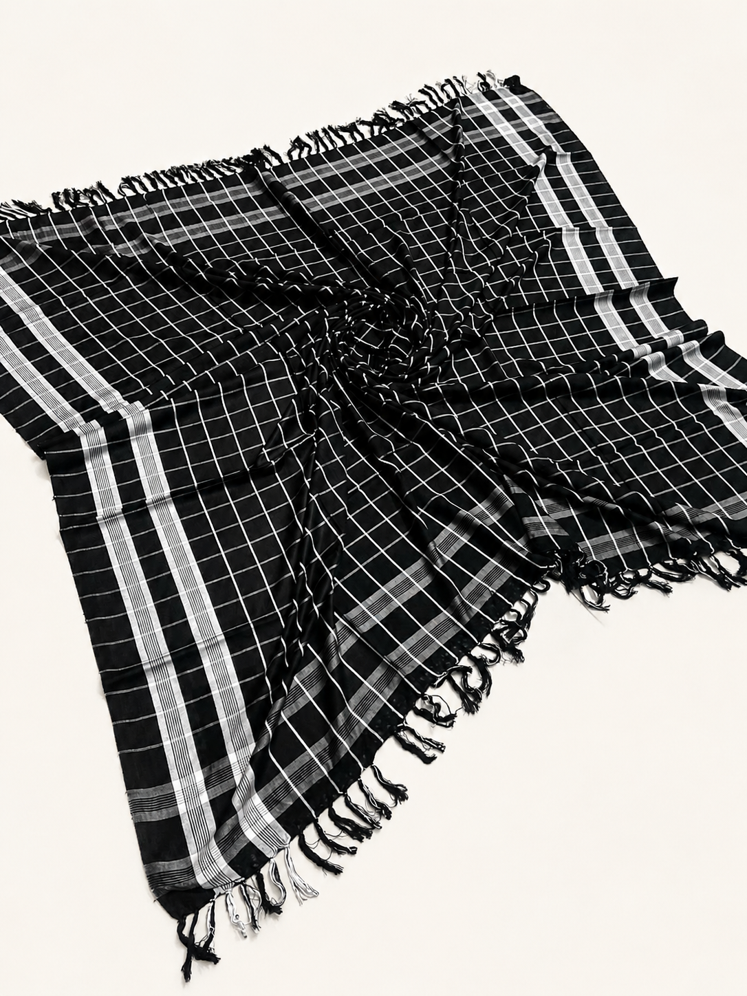 Alfajr Alfarooq King Size Shamzai Romal Keffiyeh – Pure Viscose