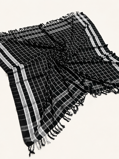Alfajr Alfarooq King Size Shamzai Romal Keffiyeh – Pure Viscose