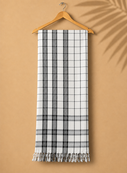 ALFAJR Tableeghi King Romal – White Pure Viscose