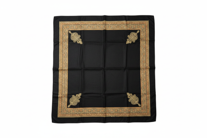 ALFAJR Kashmiri Gold Shemagh- AL AQSA – Premium Viscose Traditional Keffiyeh
