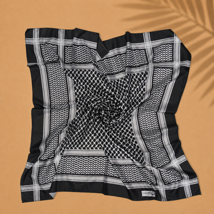 ALFAJR Palestine Heritage Printed Keffiyeh Scarf, product photo 12