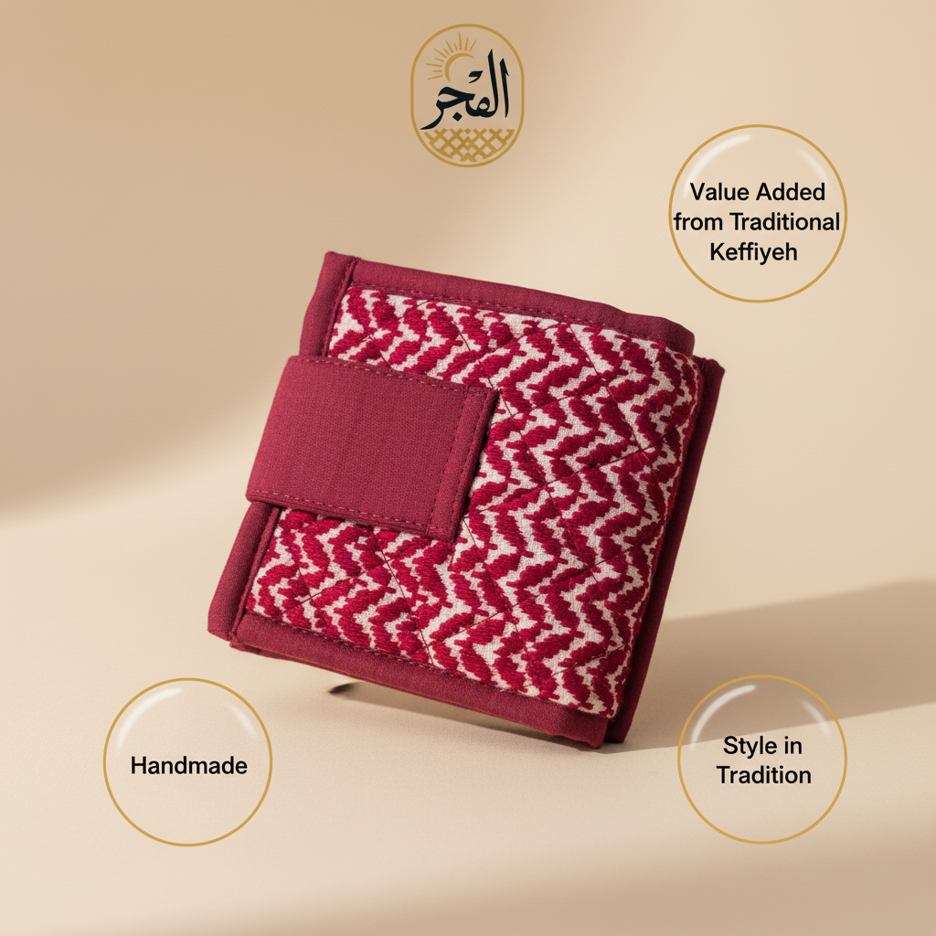 Mini Wallet-Alfajr keffiyeh Co