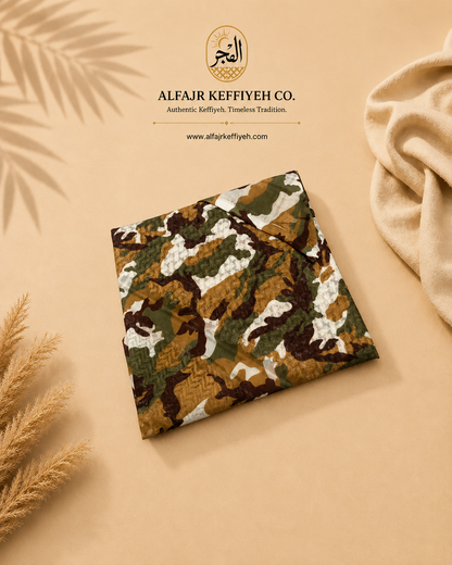 ALFAJR Desert Adventure Shemagh, Desert Ranger colorway