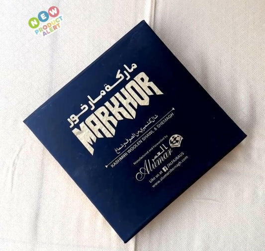 Markhor White Super Deluxe Ghutra  | Box Packed