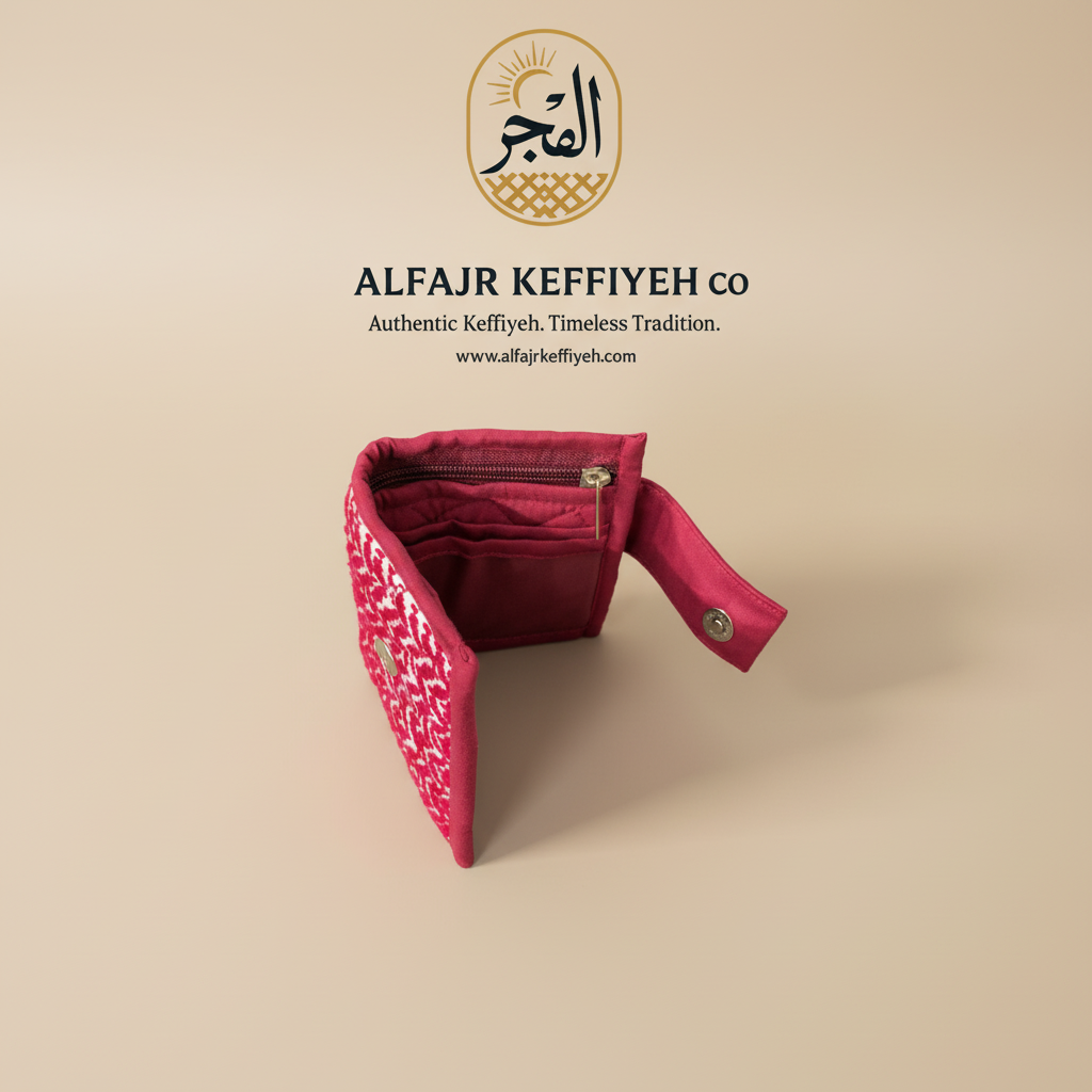 Mini Wallet-Alfajr keffiyeh Co