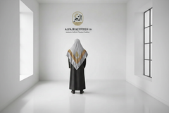 ALFAJR Kashmiri Gold Shemagh- AL-BARIQ – Premium Viscose Traditional Keffiyeh