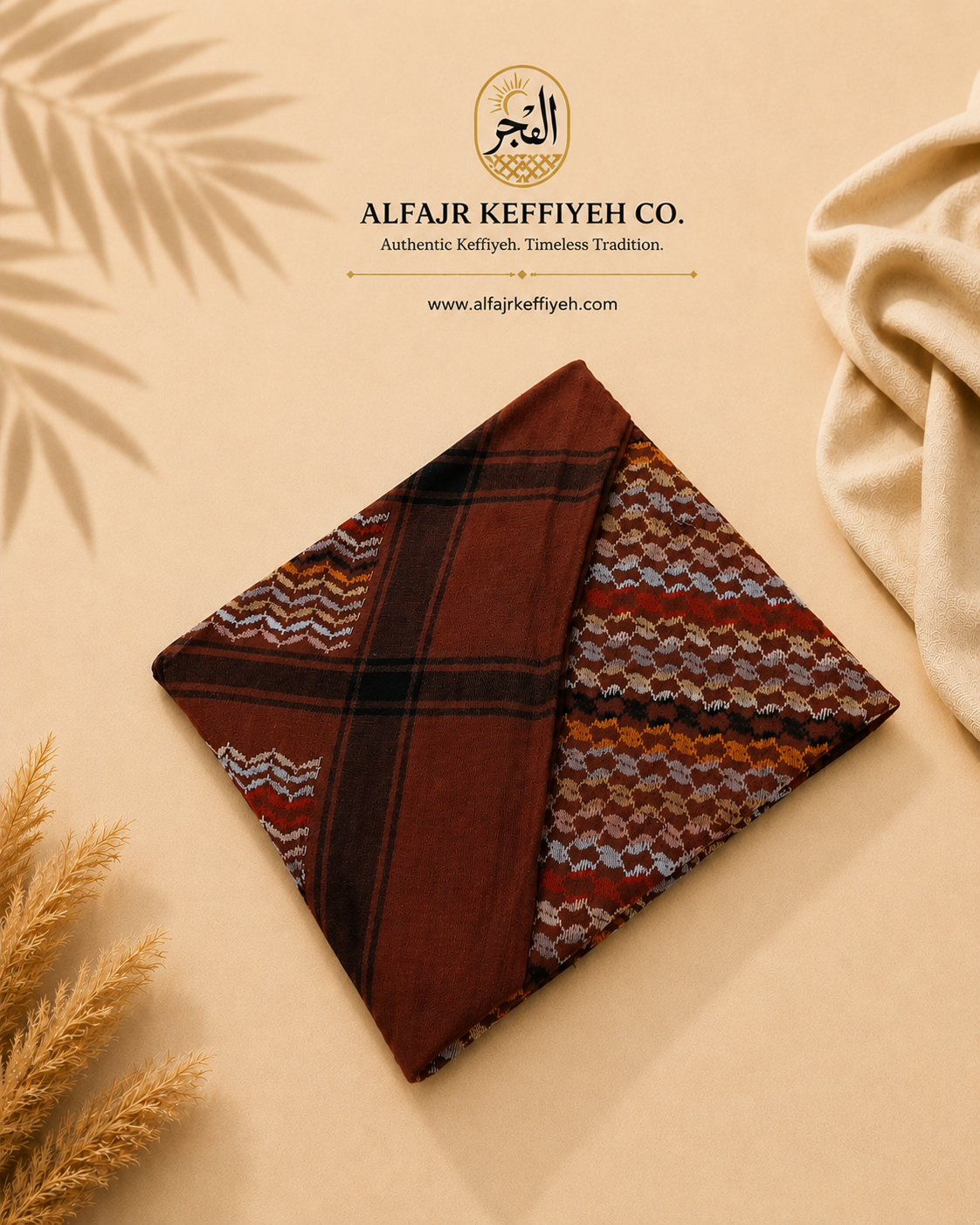 Fan Nations Keffiyeh 2026 – Global Football Festival Scarf | ALFAJR Premium Shemagh Collection