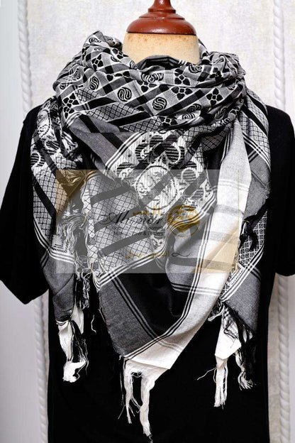 ALFAJR Mufti Jacquard Special folded, pattern detail