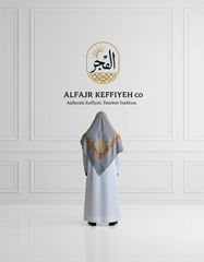 Kashmiri Gold Shemagh – Premium Roomal Range | ALFAJR KEFFIYEH CO