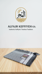 Alfajr Alfarooq King Size Shamzai Romal Keffiyeh – Pure Viscose